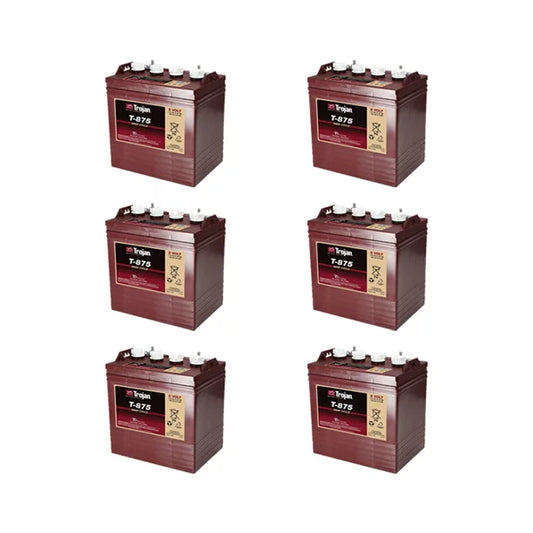 rojan T-875 8V 170Ah Flooded Lead Acid GC2 Deep Cycle Battery x6