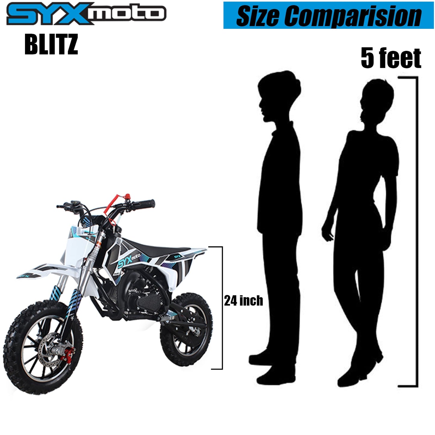 SYX MOTO BLITZ 50cc Mini Dirt Bike