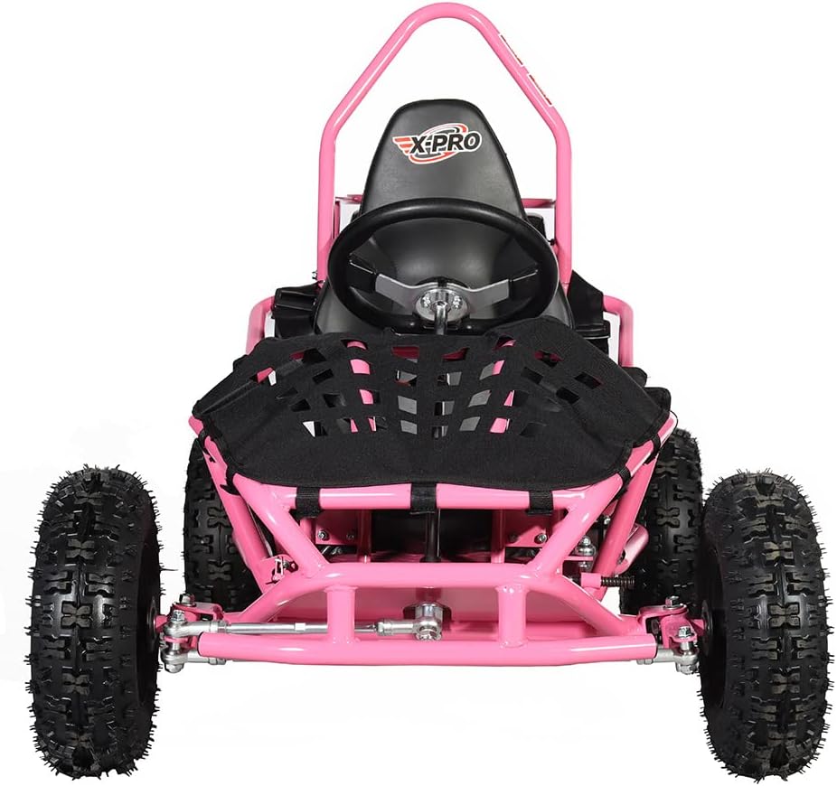 X-PRO Rover 50 Go Kart with Pull Start, Rear Disc Brake with 6" Wheels!