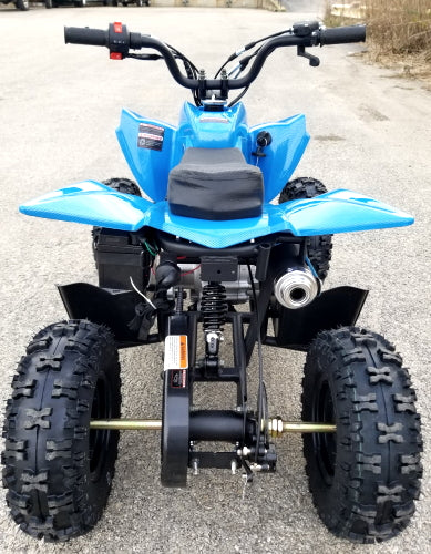 50cc Gas Atv Kids Youth Sport Quad With Electric Start & Throttle Limiter W/ 58cc Motor - Model 6B PLUS