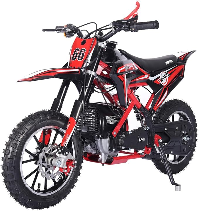 X-PRO Hawk Mini Dirt Bike, Gas Power 4 Stroke Dirt Bike! 40CC Pit Bike, Pull Start, 10" Wheels!