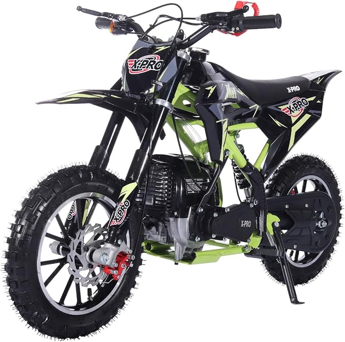 X-PRO Hawk Mini Dirt Bike, Gas Power 4 Stroke Dirt Bike! 40CC Pit Bike, Pull Start, 10" Wheels!