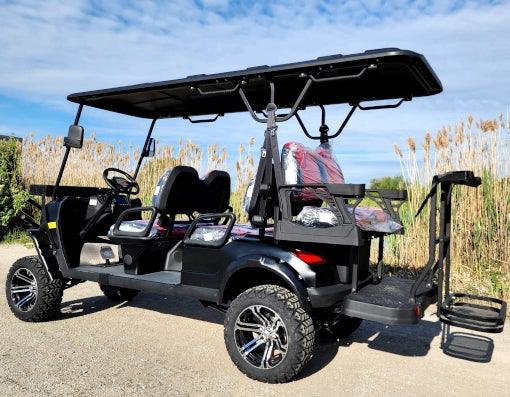 48V Electric Golf Cart 6 Seater Lifted Renegade+ Edition Utility Golf UTV King To Coleman Kandi 6p