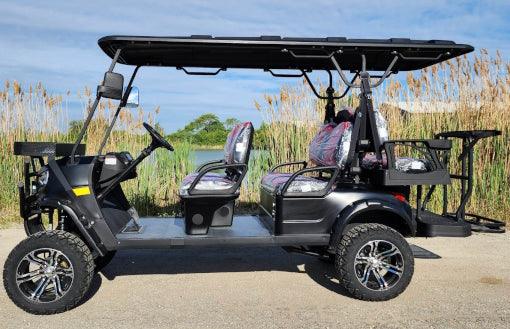 48V Electric Golf Cart 6 Seater Lifted Renegade+ Edition Utility Golf UTV King To Coleman Kandi 6p