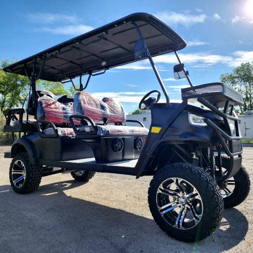 48V Electric Golf Cart 6 Seater Lifted Renegade+ Edition Utility Golf UTV King To Coleman Kandi 6p