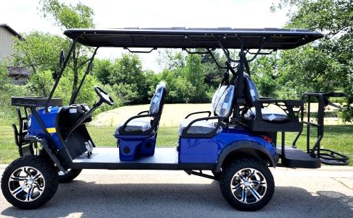 48V Electric Golf Cart 6 Seater Lifted Renegade+ Edition Utility Golf UTV King To Coleman Kandi 6p