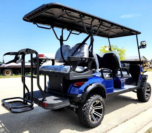 48V Electric Golf Cart 6 Seater Lifted Renegade+ Edition Utility Golf UTV King To Coleman Kandi 6p