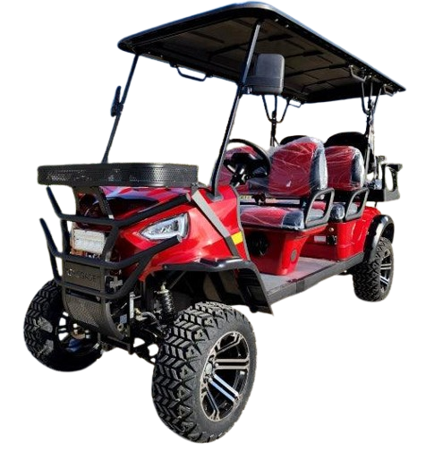 48V Electric Golf Cart 6 Seater Lifted Renegade+ Edition Utility Golf UTV King To Coleman Kandi 6p