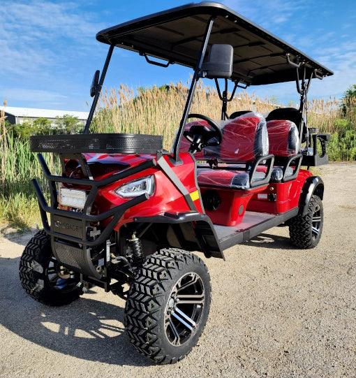 48V Electric Golf Cart 6 Seater Lifted Renegade+ Edition Utility Golf UTV King To Coleman Kandi 6p