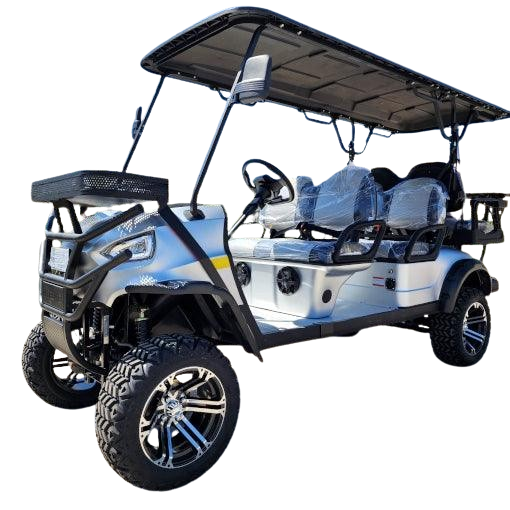 48V Electric Golf Cart 6 Seater Lifted Renegade+ Edition Utility Golf UTV King To Coleman Kandi 6p