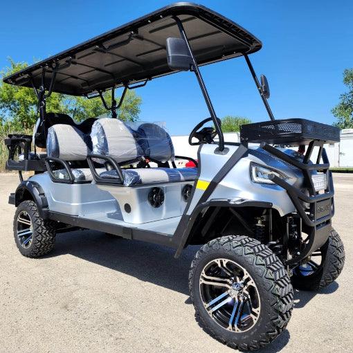 48V Electric Golf Cart 6 Seater Lifted Renegade+ Edition Utility Golf UTV King To Coleman Kandi 6p