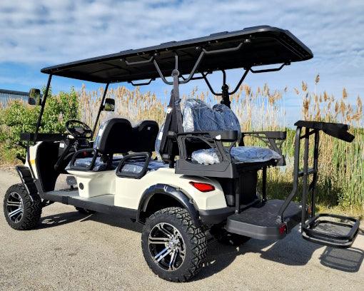 48V Electric Golf Cart 6 Seater Lifted Renegade+ Edition Utility Golf UTV King To Coleman Kandi 6p