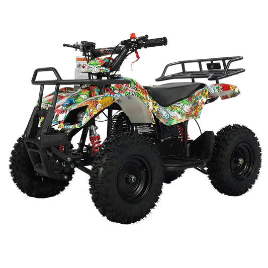 X-Pro Brand New Eagle 40cc Gas Mini ATV for Kids with Pull Start 4 Stroke Disc Brake 6" Tires