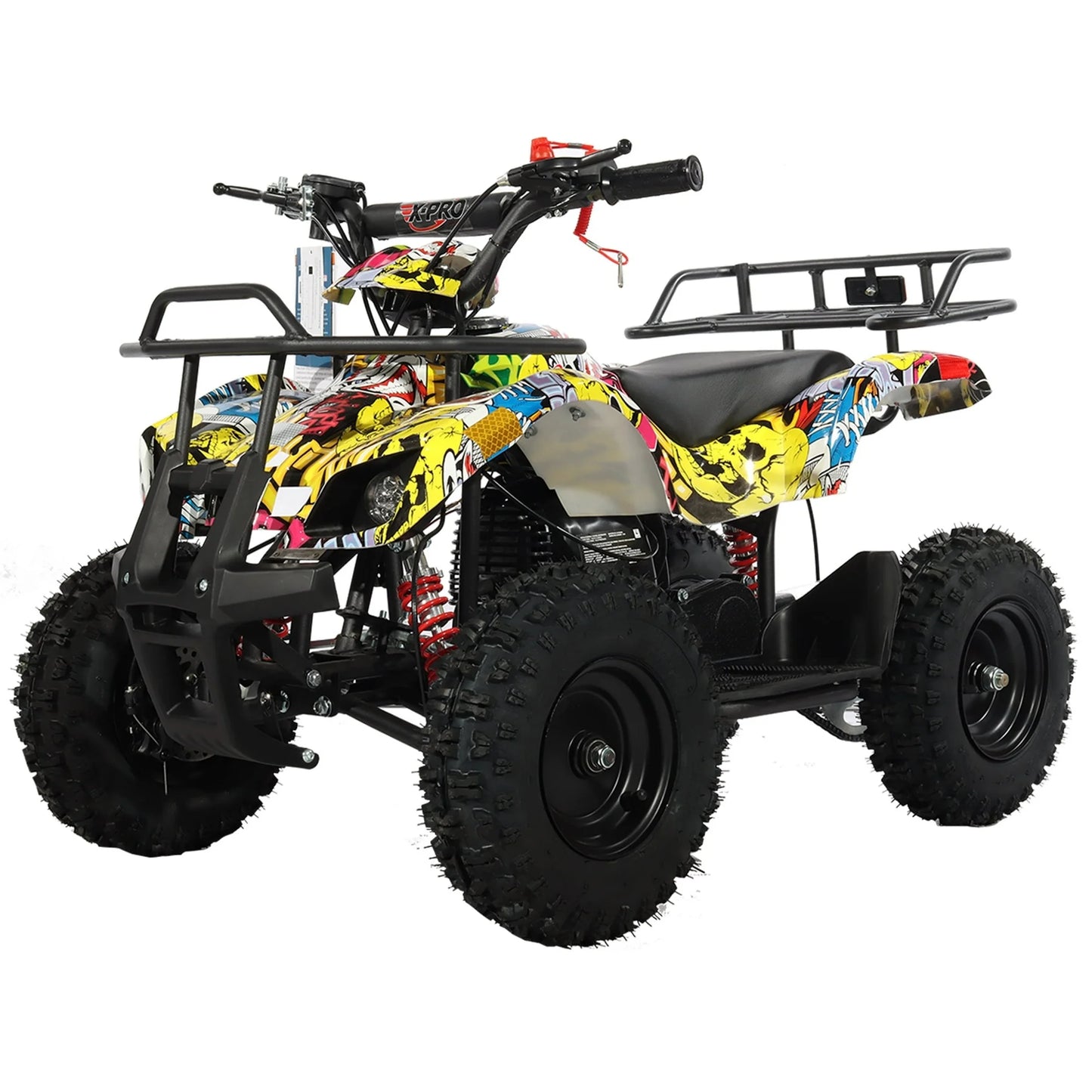 X-Pro Brand New Eagle 40cc Gas Mini ATV for Kids with Pull Start 4 Stroke Disc Brake 6" Tires