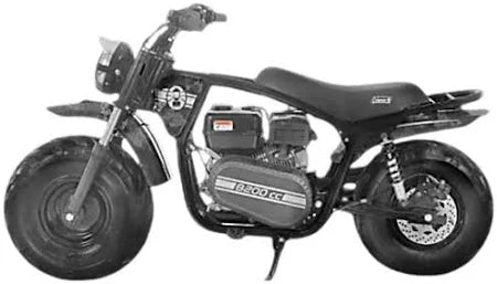 Coleman Powersports B200RSV 196cc Gas-Powered Rear Suspension Mini Bike